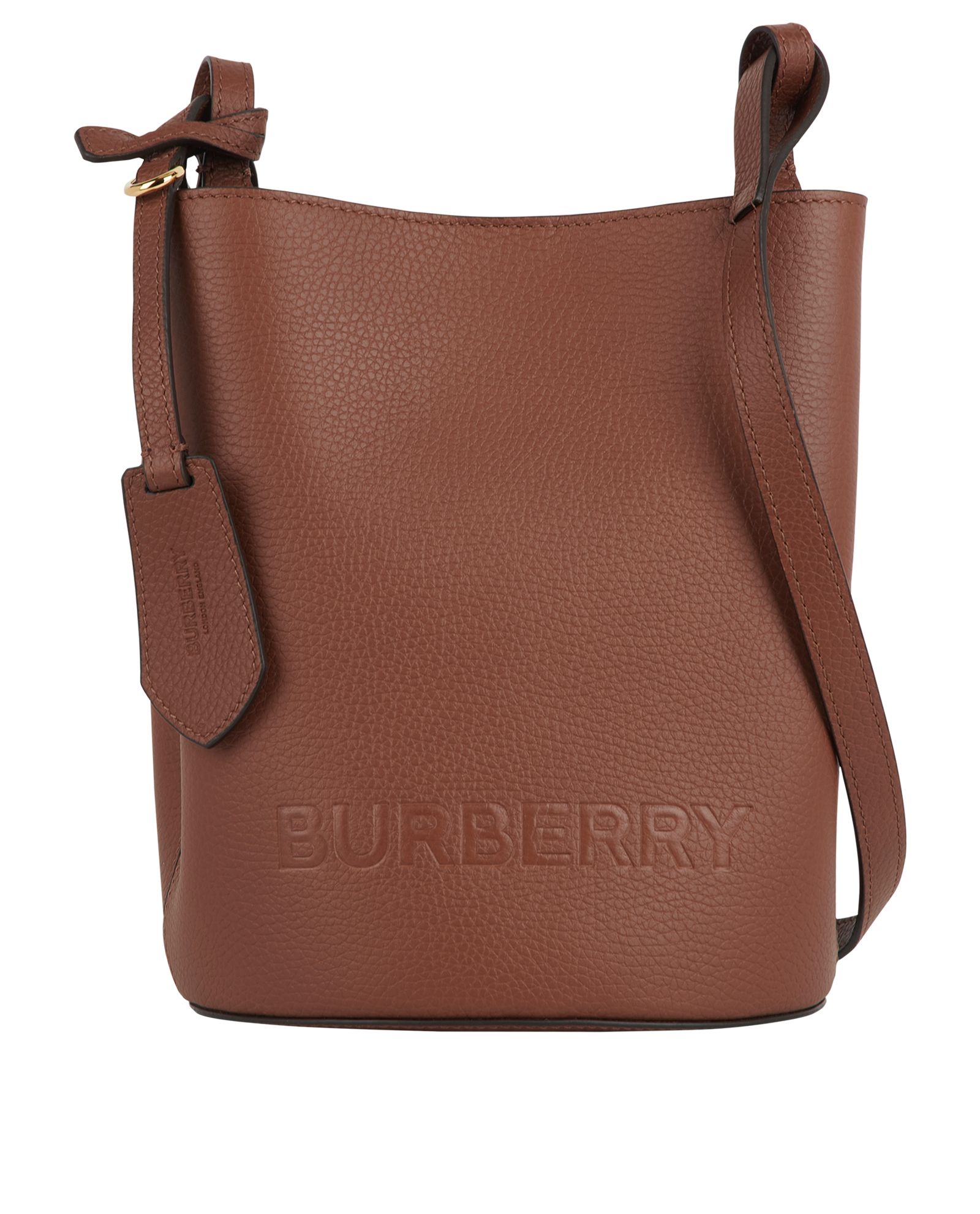 Burberry small lorne store leather bucket bag